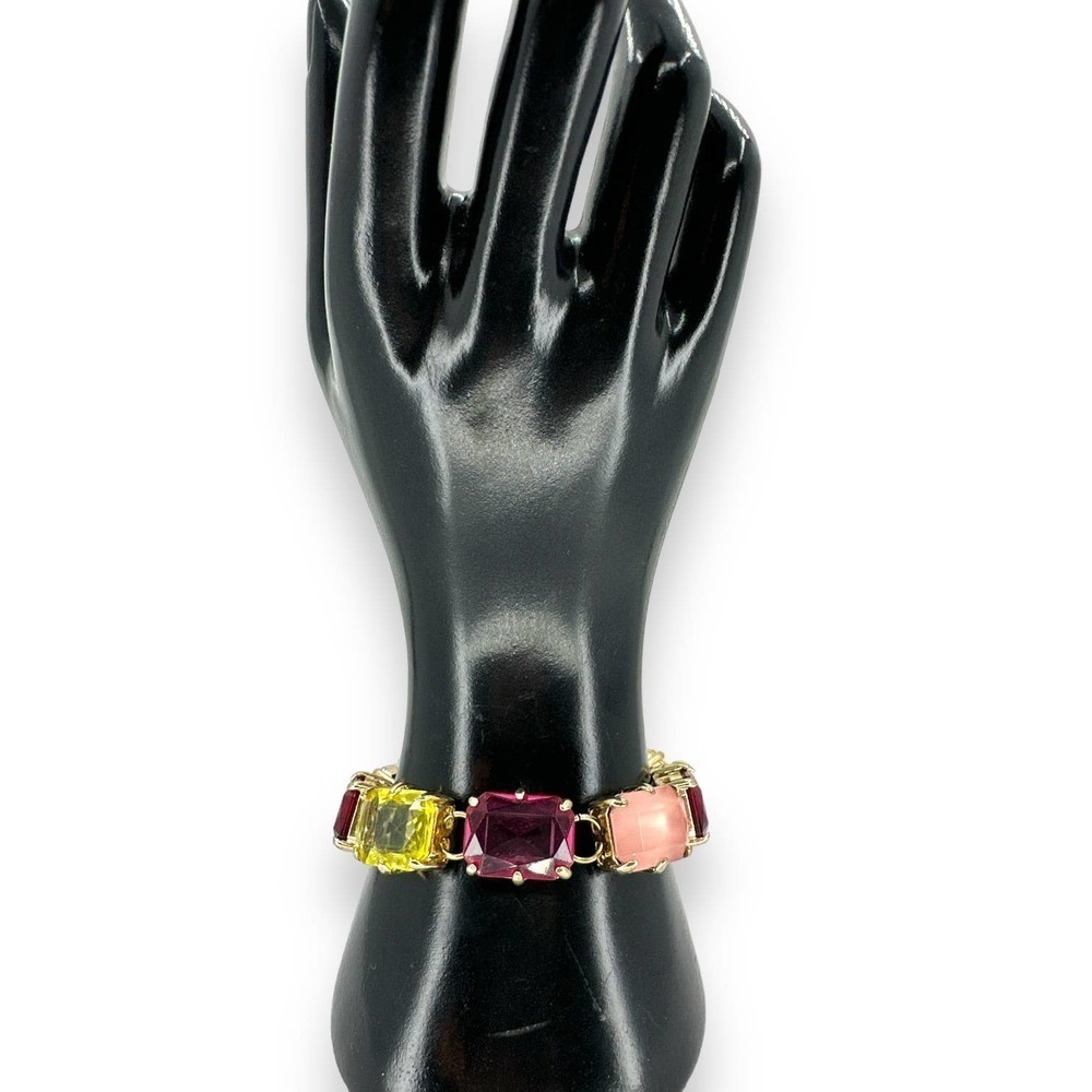 R.J. Graziano Large Multi-Color Rectangular Links… - image 2